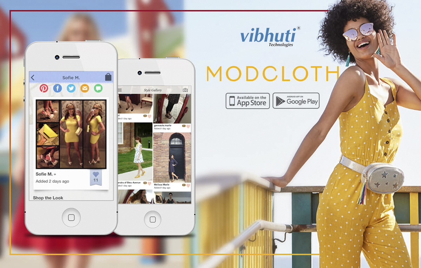 Ecommerce Shopping Website ModCloth screenshot 1